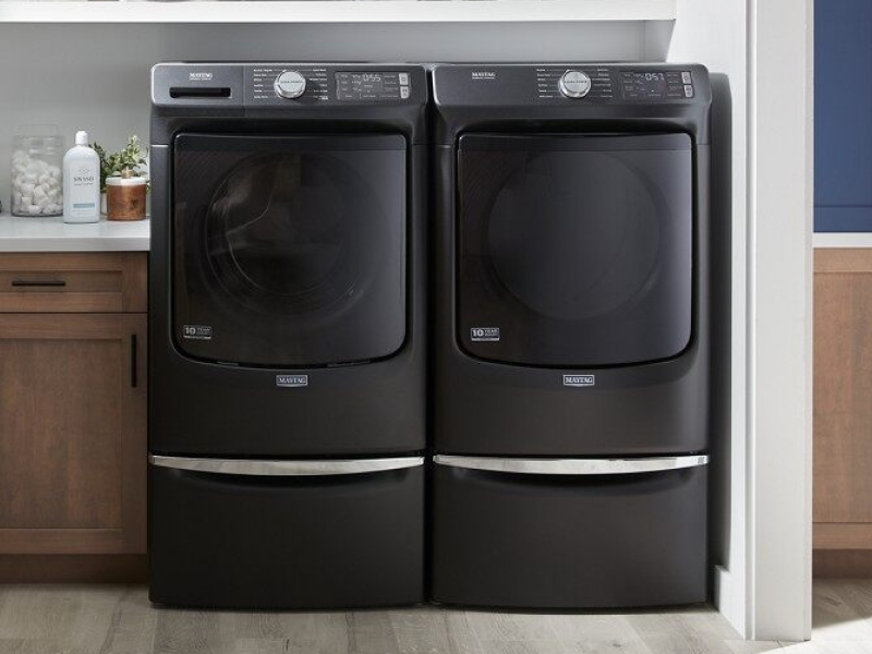 Front load washer and dryer pair Front load washer and dryer pair