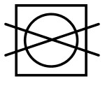 Do not tumble dry icon