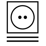 Gentle cycle medium heat icon
