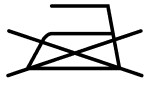 Do not iron icon