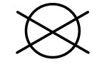 Do not dry clean icon