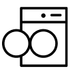 Open washer door