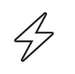 Lightning bolt icon