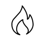 Flame icon
