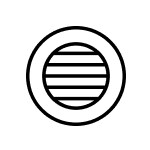 Circular vent icon
