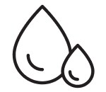 Water droplets icon