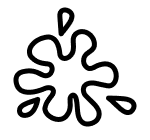 Stain splat icon