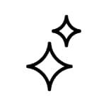 Clean sparkle icon