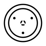 Microwave turntable icon