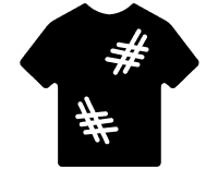 Stained shirt icon