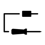 Oven temperature sensor icon