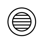 Circular vent icon