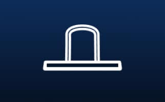 A dishwasher door latch icon