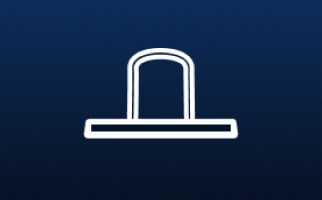 A dishwasher door latch icon