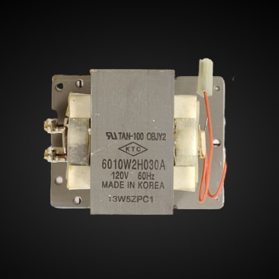 Image of high voltage transformer for microwave