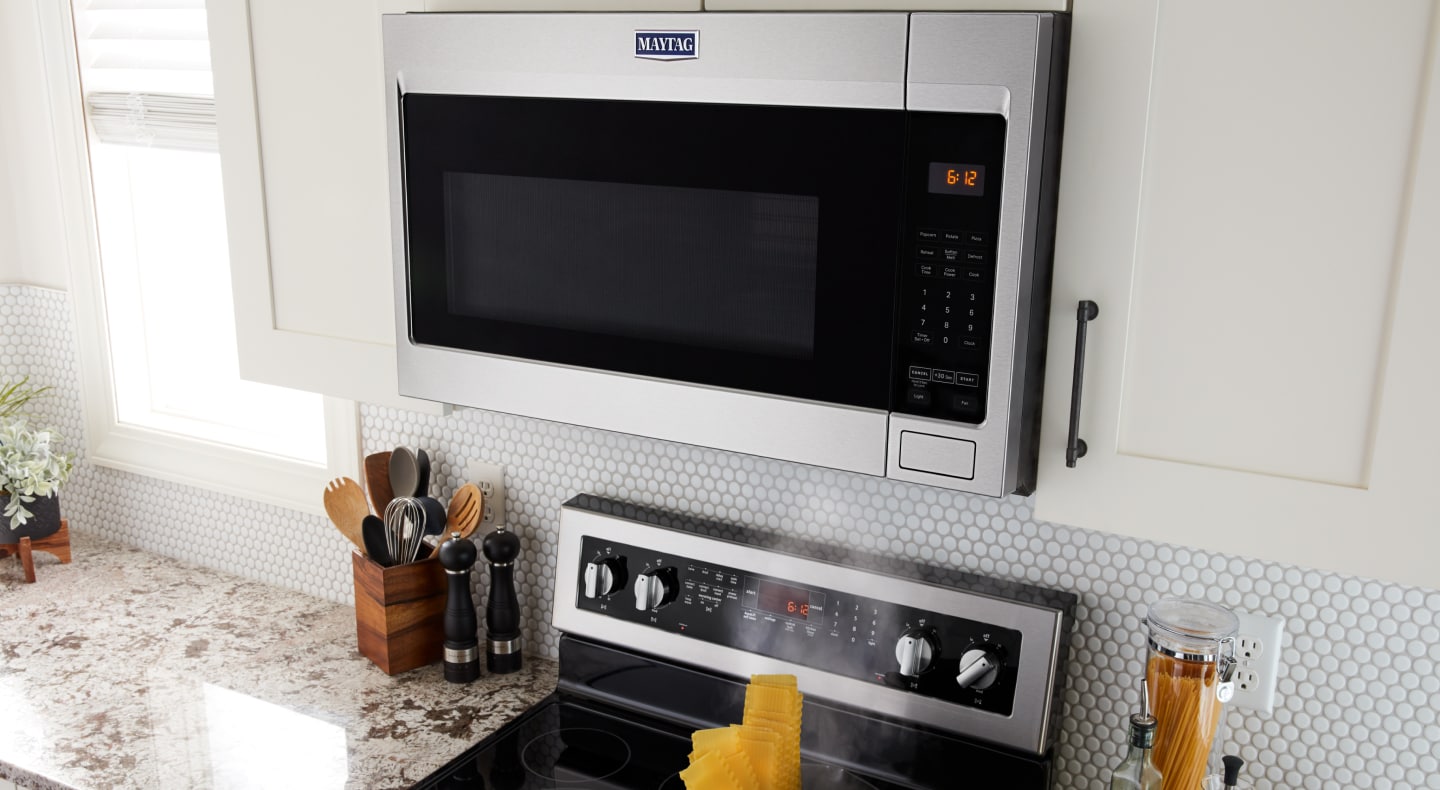 Range Hood vs. Over the Range Microwave Comparison Maytag