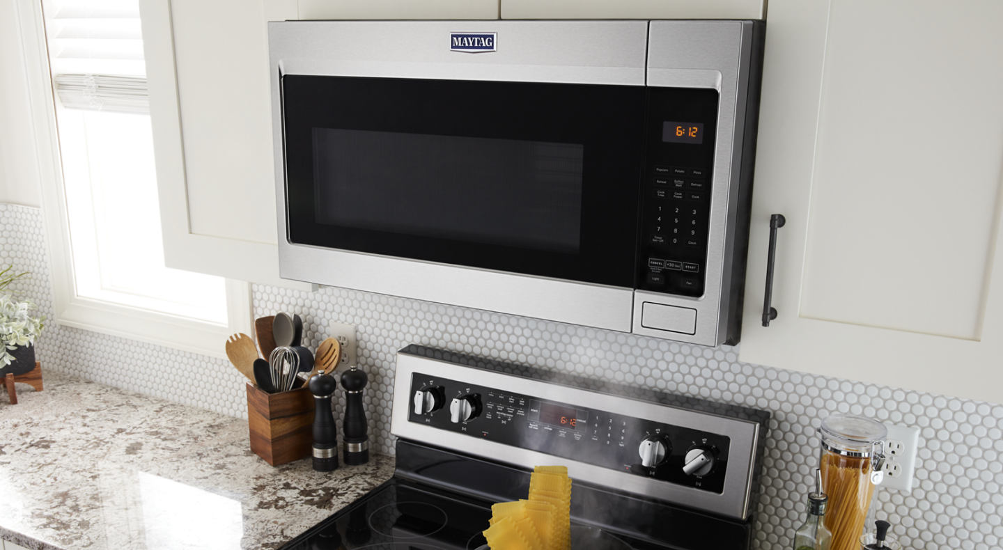 Replacing an OvertheRange Microwave with a Range Hood Maytag