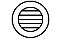 Vent hole icon
