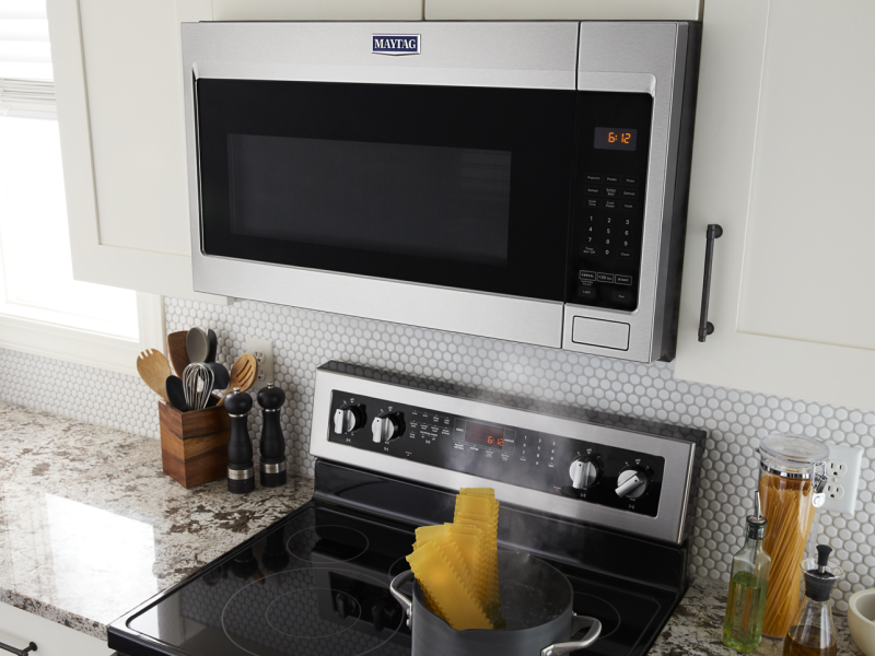 Replacing an OvertheRange Microwave with a Range Hood Maytag
