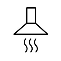 Range hood vent icon