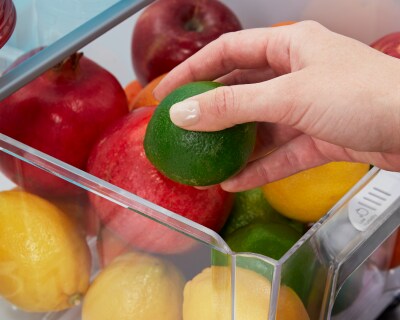 Person holding a lime
