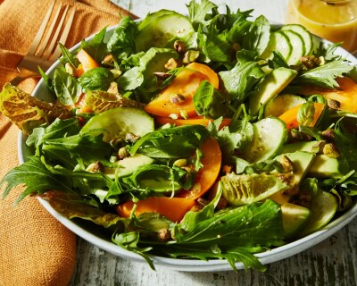 Cucumbers in a salad