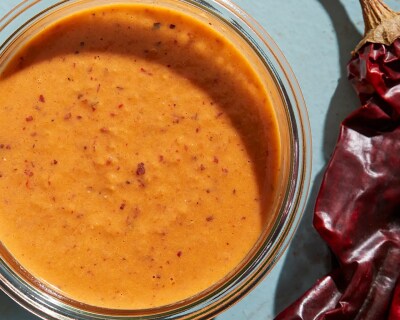 Hot sauce in a jar
