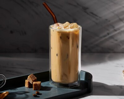 Iced coffee in a cup