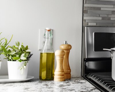 Olive oil on a countertop