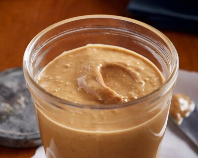 Peanut butter in a jar