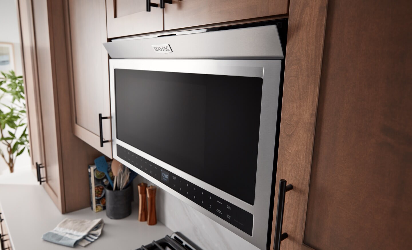 Maytag® over-the-range flush mount microwave