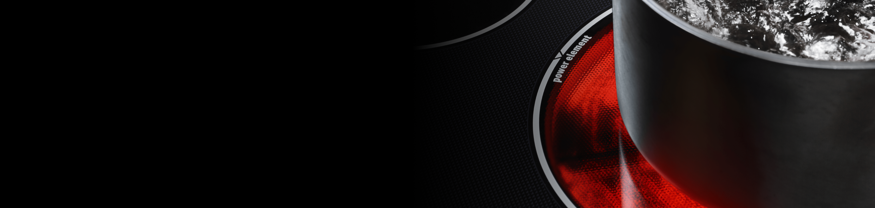 Closeup of a pot of boiling water on an electric stovetop