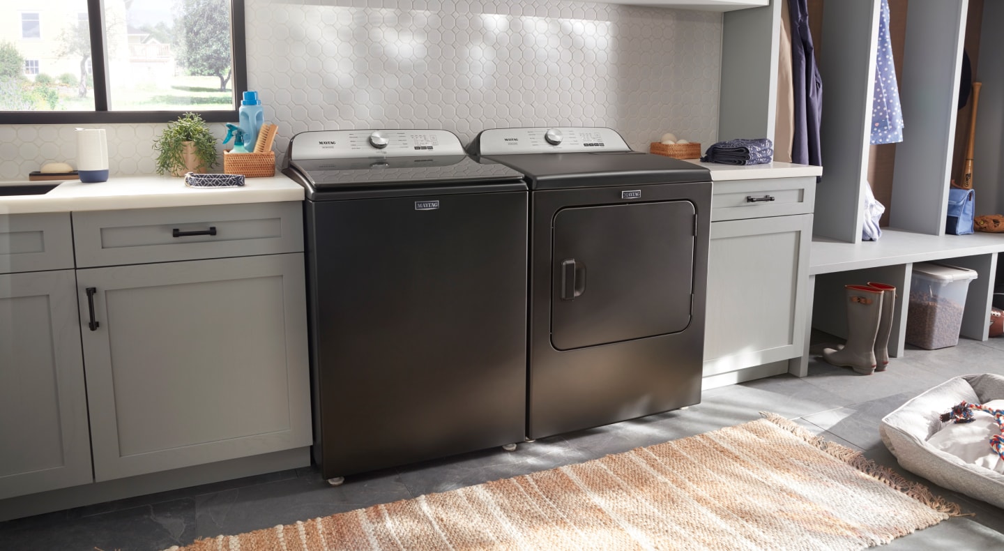 Maytag® top load washer and dryer set Maytag® top load washer and dryer set