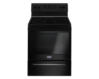 Black Maytag® electric range
