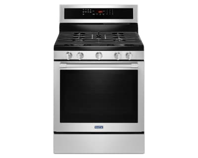 Stainless steel Maytag® gas range