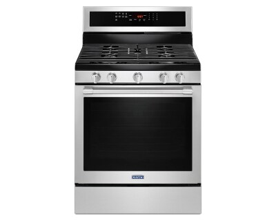 Stainless steel Maytag® gas range
