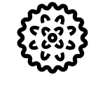 Plastic and rubber dryer ball icon