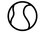 Tennis ball icon