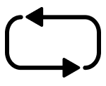 Cycle arrows icon