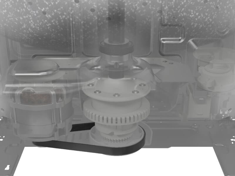 A dryer idler pulley