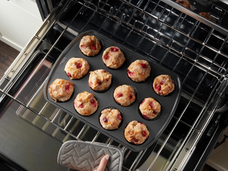 Muffins in the oven Muffins in the oven