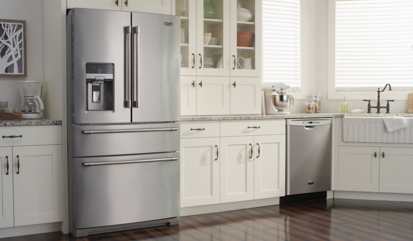 Three forces go to work to keep the refrigerator temperature nice and cold.