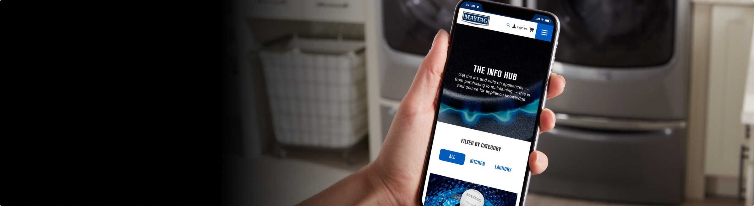 Maytag® Info Hub