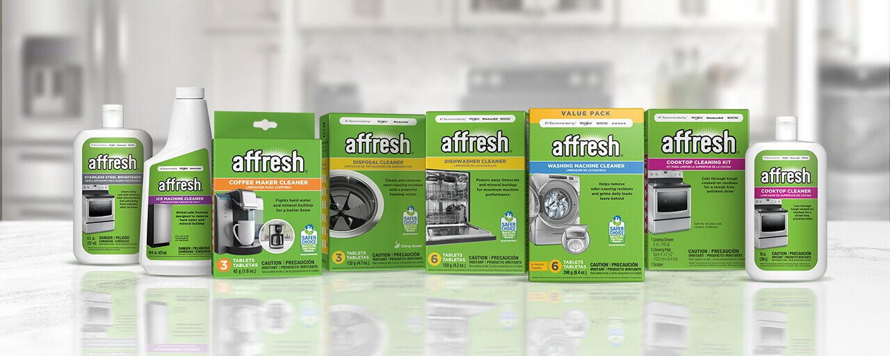 Keep your appliances clean with Affresh® cleaners.