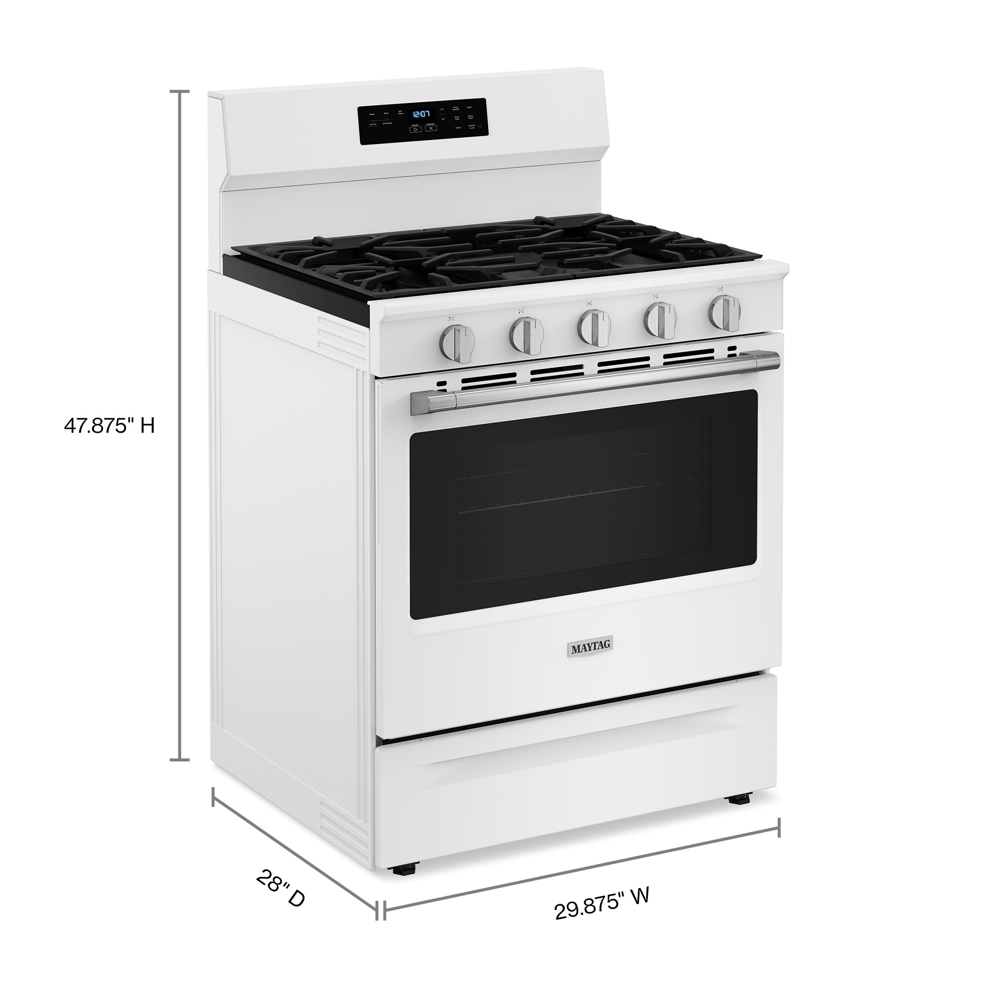 30-Inch Wide Electric Range With No Preheat Air Fry and Air Baking - 5. ...