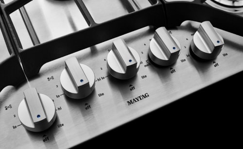Stainless steel cooktop knobs