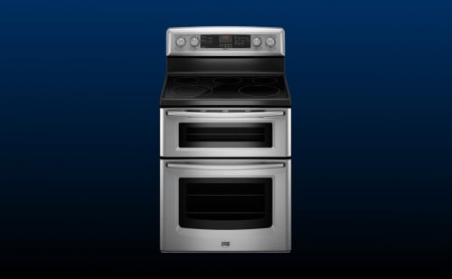 A Maytag® double oven range