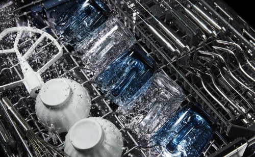 Bowls and mugs in a Maytag® dishwasher