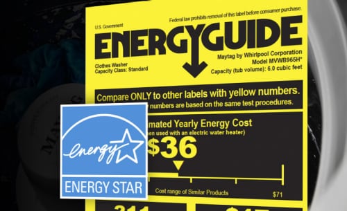 Energy Guide Label and Energy Star Label