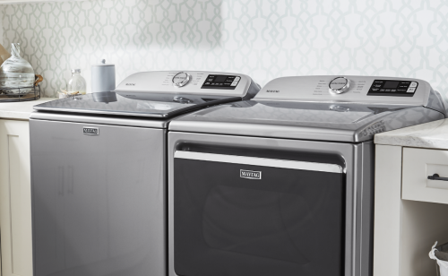 Maytag® top loading washer and dryer